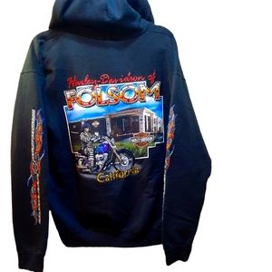 Harley-Davidson Men's or Women's Hoodie Full Zip Sweatshirt. Size M